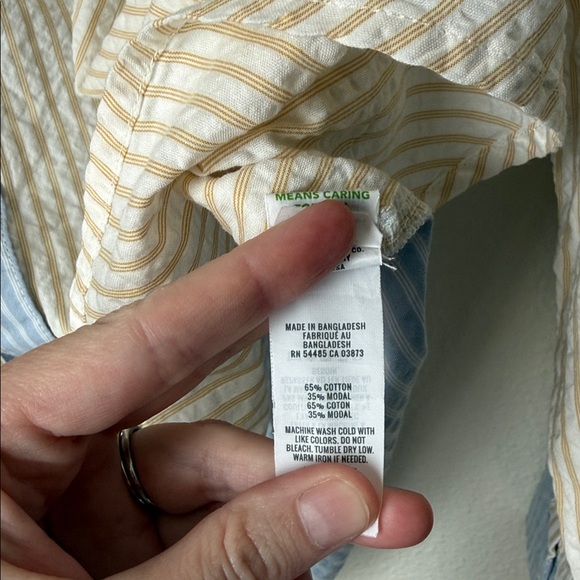 Aerie Off Duty Seersucker Button Down - Picture 6 of 8